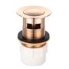Kinetic 32mm Rose Gold Pop Up Basin Waste With Overflow