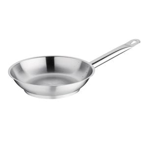 Vogue Frying Pan Stainless Steel 200mm Commercial Kitchen Cookware