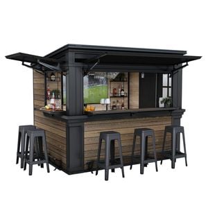Keter Walnut Signature Outdoor Garden Bar