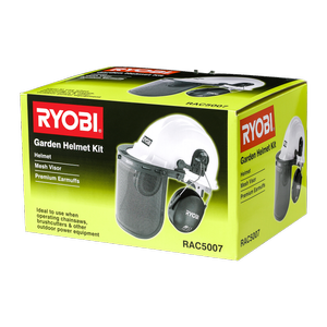 Ryobi Protective Helmet and Earmuff Safety Set