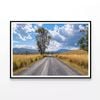 Road, Trees, Sky & Mountains  Print 100% Australian Made 90x60cm  (Poster)