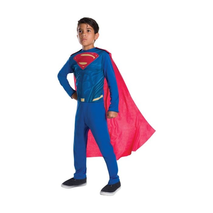 Dc Comics Superman Opp Kids Dress Up Jumpsuit Halloween Party Costume Size 6-8
