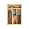 Laguiole Jean Neron 24pc. Cutlery Set - Olive Wood