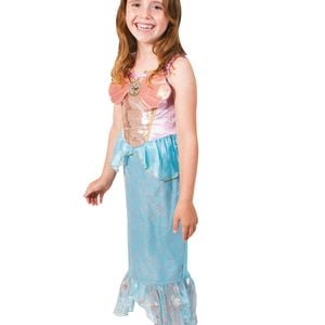 Disney Princesses Ariel Ultimate Princess Girls Dress Up Costume Size 9-10 Yrs