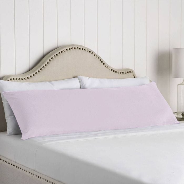 Artex 100% Cotton Body Pillowcase Mauve