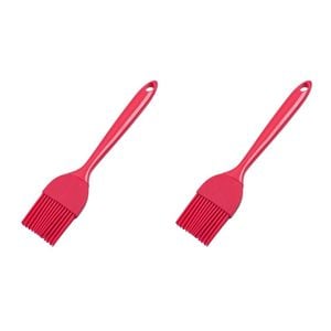 2x Appetito Silicone Pastry Brush 35mm Red Home Kitchen Cooking/baking Tools