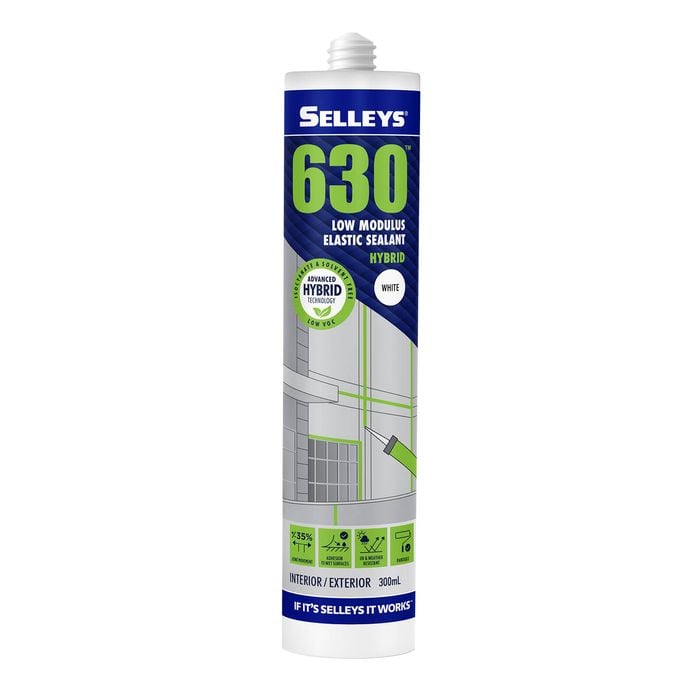 Selleys 300ml White 630 Low Modulus Flexible Sealant