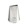 Mondo Stainless Steel #104 Rose Piping Tip Icing Cake Decorating Nozzle Silver