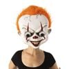 Pennywise Scary Clown Mask with Googly Eyes and Hair for Halloween Adults, ONE-SIZE