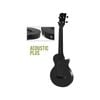 Enya Nova U Carbon Concert Ukulele - Black - includes pickup