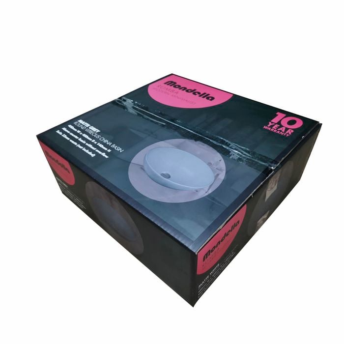 Mondella Matte Round Above Counter Basin Grey Rumba - Bunnings Australia