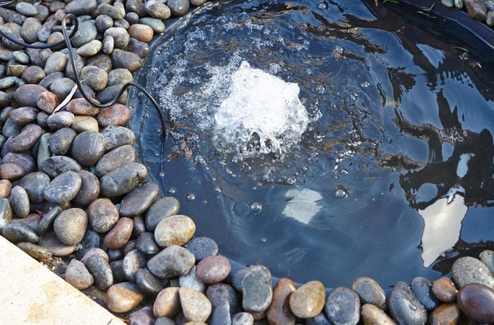 DIY Step Image - How to install a pond pump . Blob storage upload.