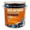 PPG Paints 4L Low Sheen Neutral Weather Tough Exterior Paint - 4L