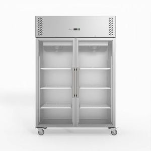 Fed-x S/s Two Full Glass Door Upright Freezer  - Display Freezers (xurf1200g2v)