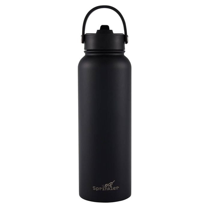 Sprinkler Bella Sipper Insulated Drink Bottle Keeps Drinks Cold 12hr 1L Black