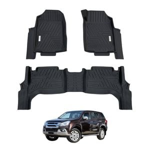 AUSGO Car Floor Mats for ISUZU MUX MU-X 2013-2021 All-Weather Floor Liners