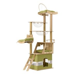 Alopet Cat Tree Tower Scratching Post Scratcher Condo House Bed Furniture 190cm