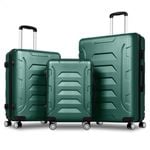 ALFORDSON 3pcs Luggage Trolley Suitcase Set Green