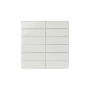 Johnson Tiles 304 x 304mm White Gloss Luster
