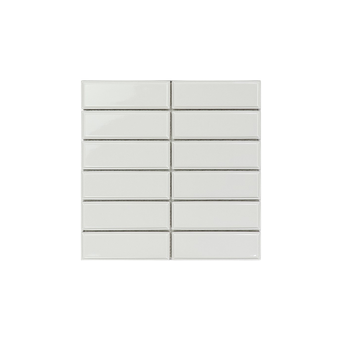 Johnson Tiles 304 x 304mm White Gloss Luster