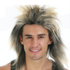 SPIKY PUNK Mullet Wig Costume Party Fancy Rock Hair Disco 70s 80s Blonde