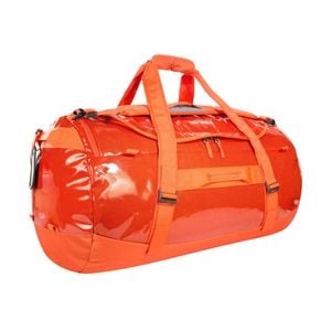 Tatonka Nylon Barrel Duffel Outdoor Travel Bag L/85L Red Orange Gloss