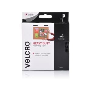 VELCRO Brand 25mm x 3m Black Heavy Duty Hook Only Tape