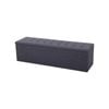 Artiss Storage Ottoman 140cm Dark Grey