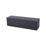 Artiss Storage Ottoman 140cm Dark Grey