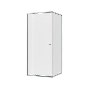 Mondella 875 x 2000mm Chrome Semi Frameless Shower Screen