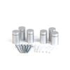ProtectorAl 32 x 19mm Silver Deco Panel Mounts - 6 Pack