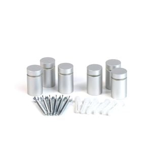 ProtectorAl 32 x 19mm Silver Deco Panel Mounts - 6 Pack