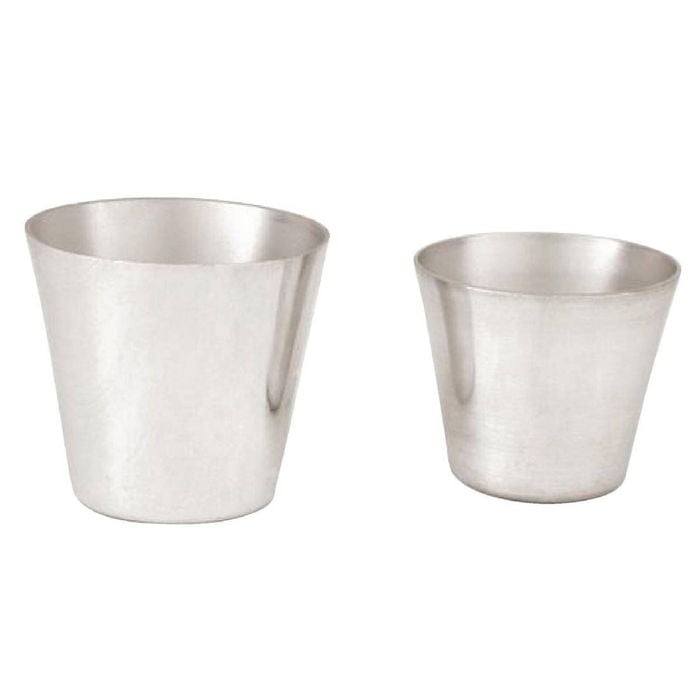 Trenton Aluminium Dariole Mould 73x70mm Round Commercial Grade Bakeware 250ml