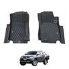 AUSGO Front Row Car Floor Mats for Mitsubishi Triton ML MN series Dual Cab 2006-2015 All-Weather Floor Liners