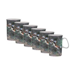 6x Ashdene Aus Small Birds Drinking Mug Cup Diamond Firetail Animal Photography