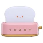 Arlec Rechargeable Toaster-Shaped Night Light - Pink