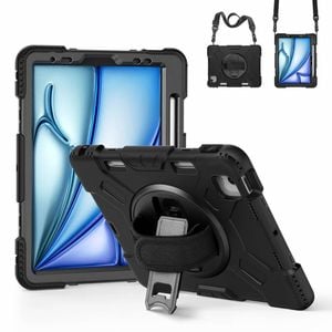 Tough On iPad Air 11" 2024 / 2025 Case Rugged Protection Black