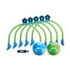 P1 Kick Croquet Strike Adjustable Soccer Football Game 5y Green/blue