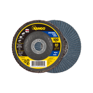 Kango 100mm 80G Zirconia Flap Disc