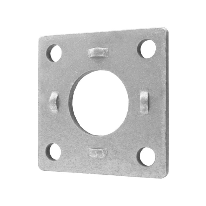 Sunrise Electric And Mechanical Backing Plate Mount Round Flange Natural - 45mm Round - Ef45rn