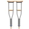 Livingstone Underarm Crutches Aluminium Adjustable 74-94cm 2 Pack