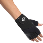 Nivia Large Black Sports Gloves -Black