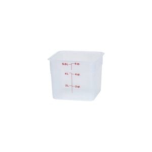 Cambro CamSquare Storage Container Polypropylene Translucent 215x215x185mm / 5.7Lt