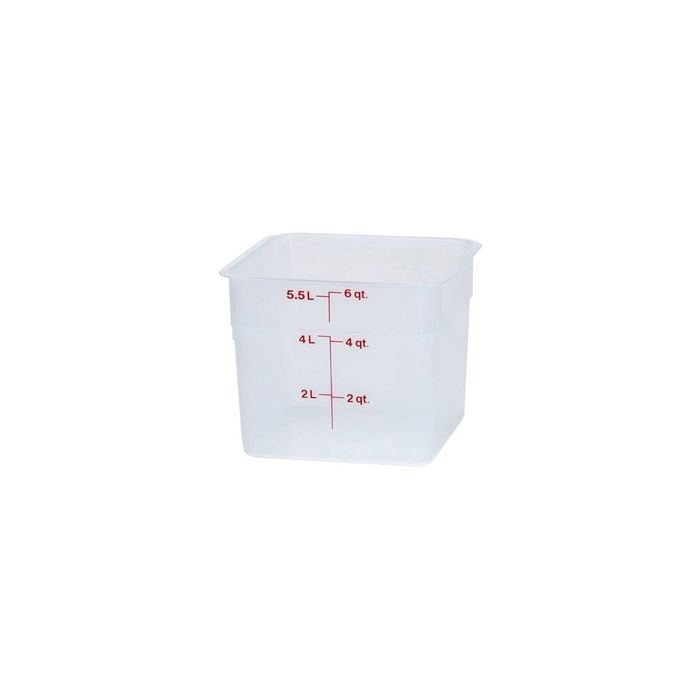 Cambro CamSquare Storage Container Polypropylene Translucent 215x215x185mm / 5.7Lt