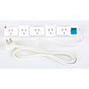 HPM 5 Outlet Surge Protected Powerboard