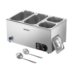 Devanti Commercial Food Warmer Bain Marie