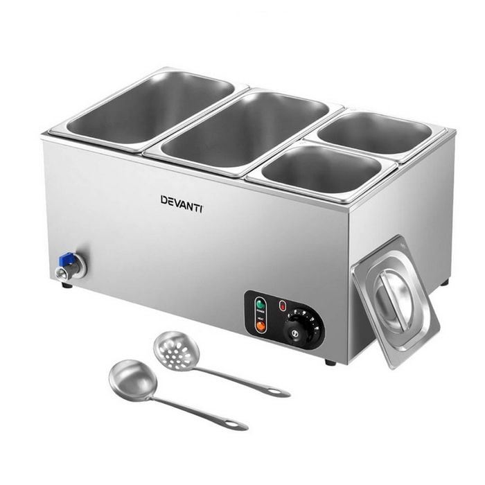 Devanti Commercial Food Warmer Bain Marie