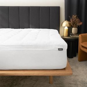 Morrissey Down Alternative Mattress Topper Queen Bed White