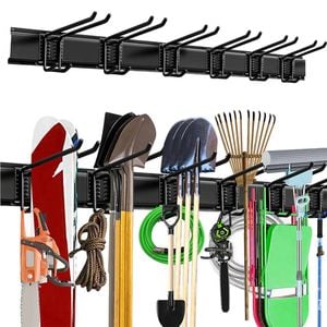 Garage Tool Organizer Heavy Duty Wall Mount Storage Rack