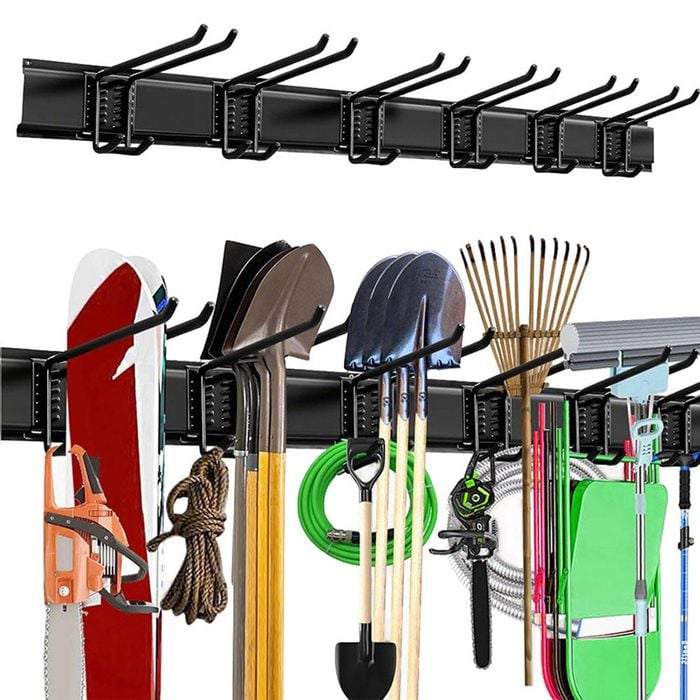 Garage Tool Organizer Heavy Duty Wall Mount Storage Rack